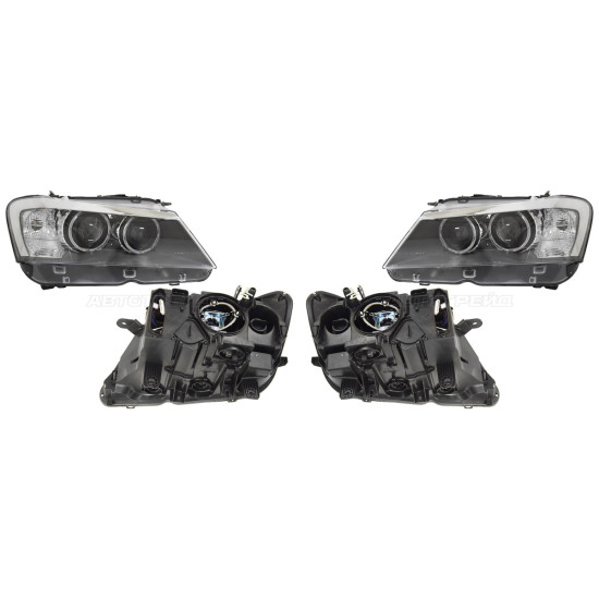 Фары Бмв Х3 BMW X3 F25 (2010-2014) комплект 2 штуки левая и правая DEPO высокое качество