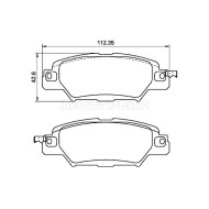 Колодки тормозные передн MAZDA CX-5 17- BREMBO