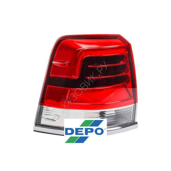 Фонарь левый задний в крыло Toyota Land Cruiser 200 рестайлинг 2 (2015-) DEPO